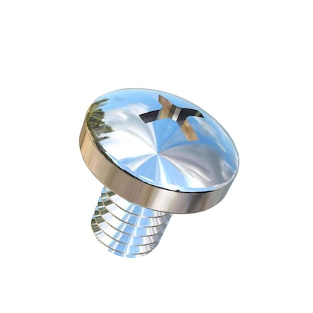 Allied Titanium M4-0.70 x 6 mm Phillips Pan Machine Screw, Plain Titanium 0036272